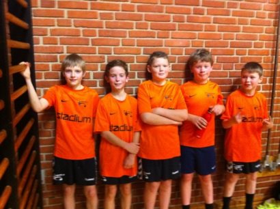 Spillerne på billedet er Andreas, Christoffer, Elias, Søren og Jonas.